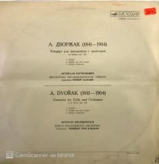 A. Dvorak mstislav Rostropovich LP