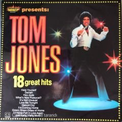 Tom Jones 18 Great Hits LP
