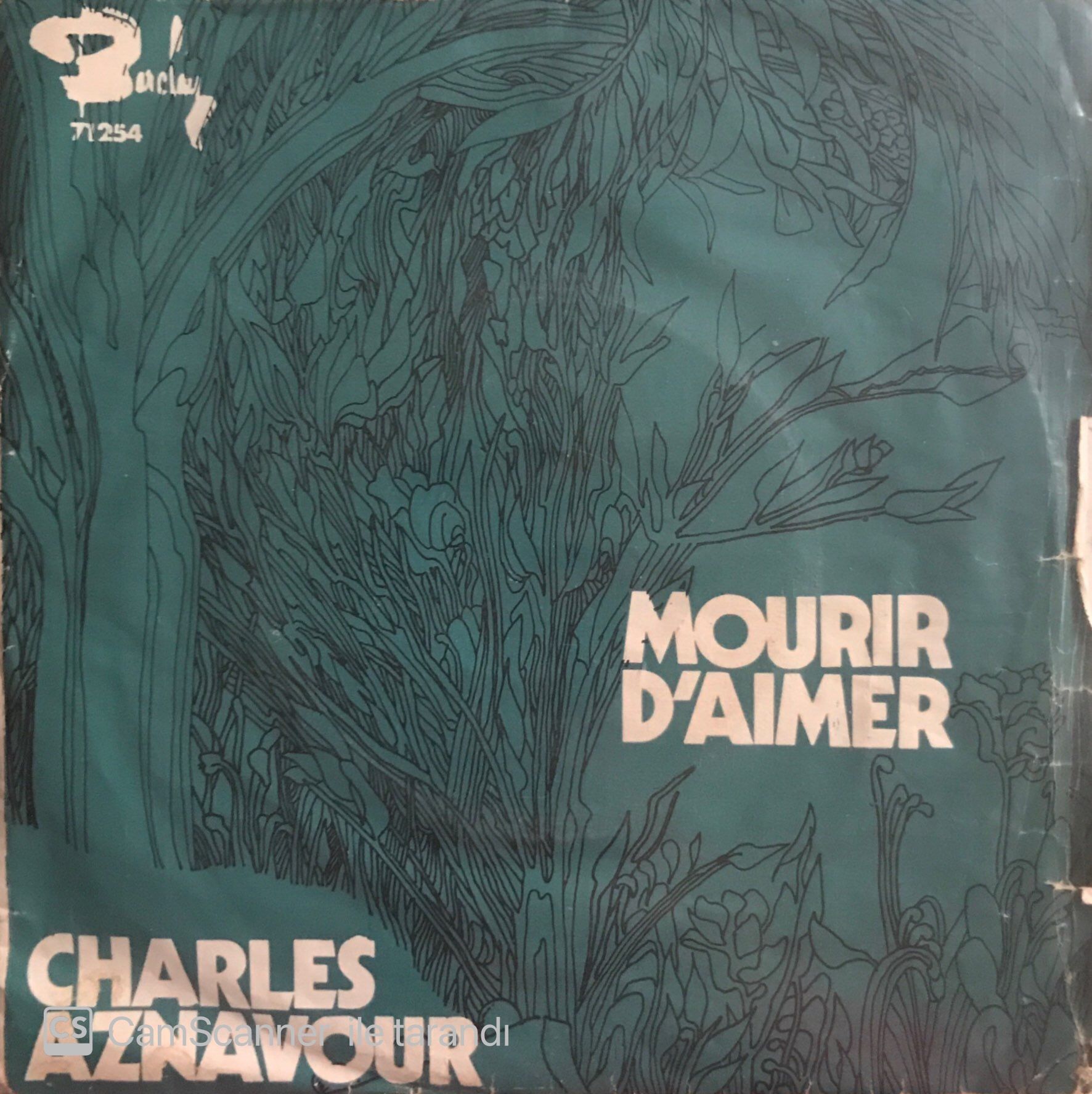 Charles Aznavur / Mourir D'aimer 45'lik