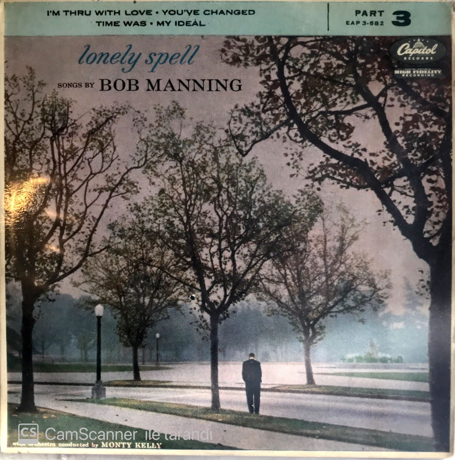 Bob Manning Lonely Spell (4 Şarkılık EP) 45'lik