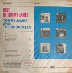 Tommy James And The Shondells Best Of Tommy James LP