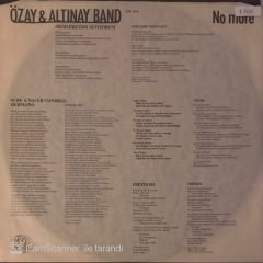 Özay & Altınay / Band No More LP