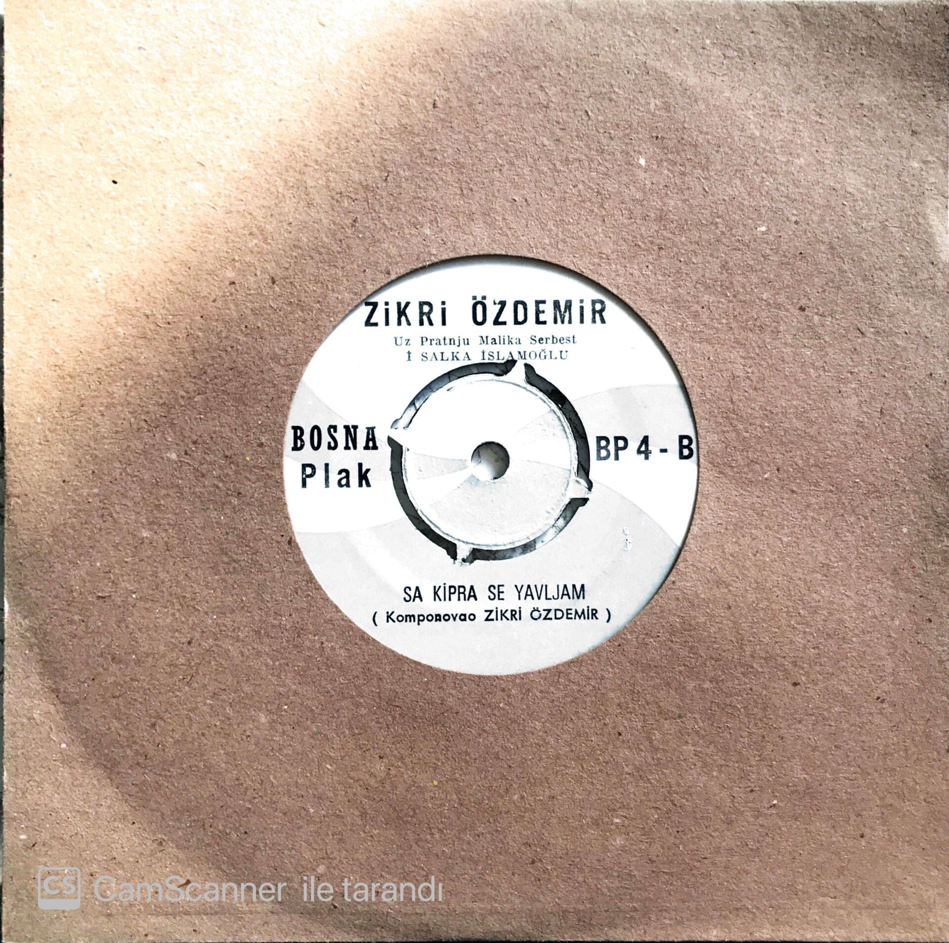 Zikri Özdemir - Sa Kipra Se Yavljam/U Stanbolu Şala Jivet Niye - 45'lik
