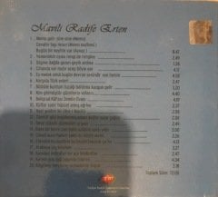 Mavili Radife Erten'den Seçmeler CD