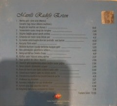 Mavili Radife Erten'den Seçmeler CD