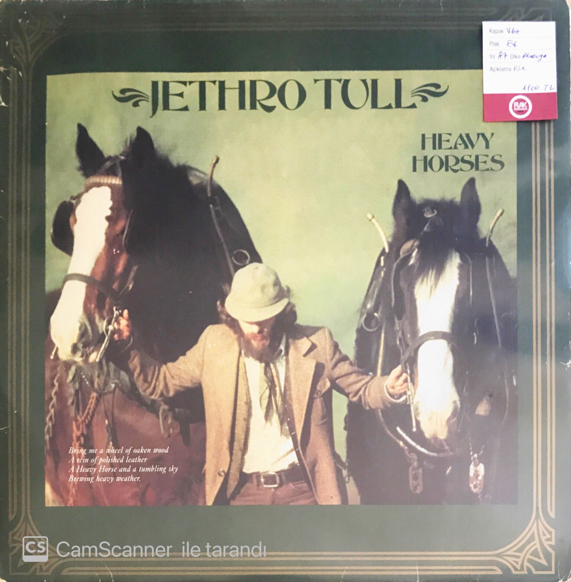 Jethro Tull - Heavy Horses - LP