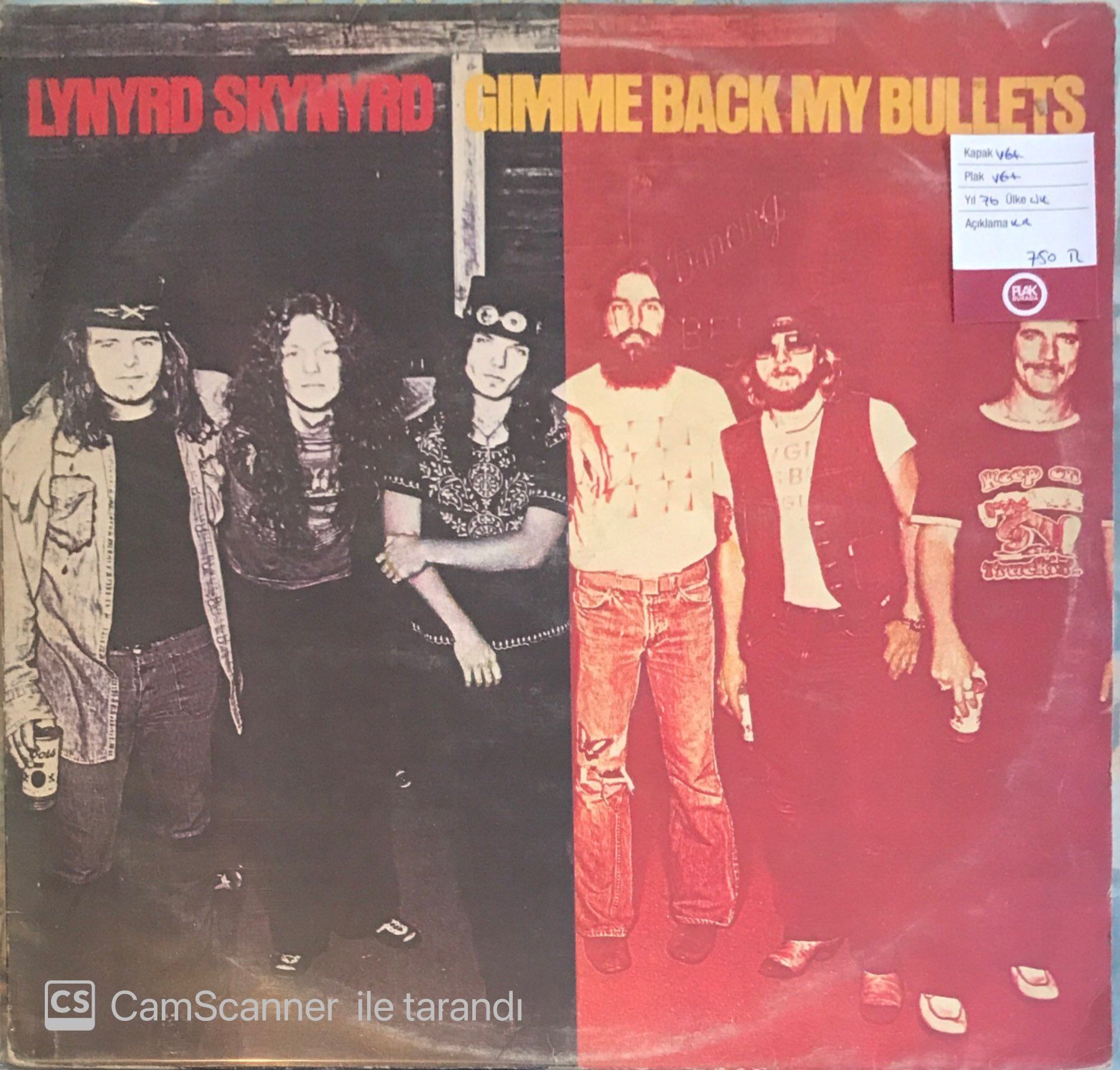 Lynyrd Skynyrd - Gimme Back My Bullets LP