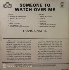 Someone To Watch Over Me Frank Sinatra LP