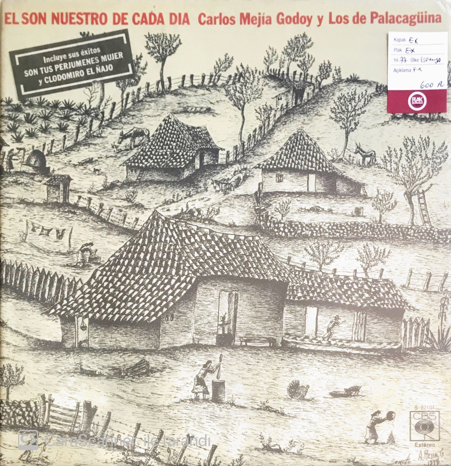 Carlos Mejia Godoy & Los De Palacagüina - El Son Nuestro De Cada Dia - LP