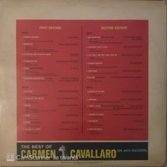 The Best Of Carmen Cavallaro The Poet Of The Piano Double LP
