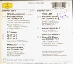 Rachmaninov: Klavierkonzerte Nos. 1 & 2 - Liszt:Klavierkonzerte Nos. 1 & 2 - 2 CD