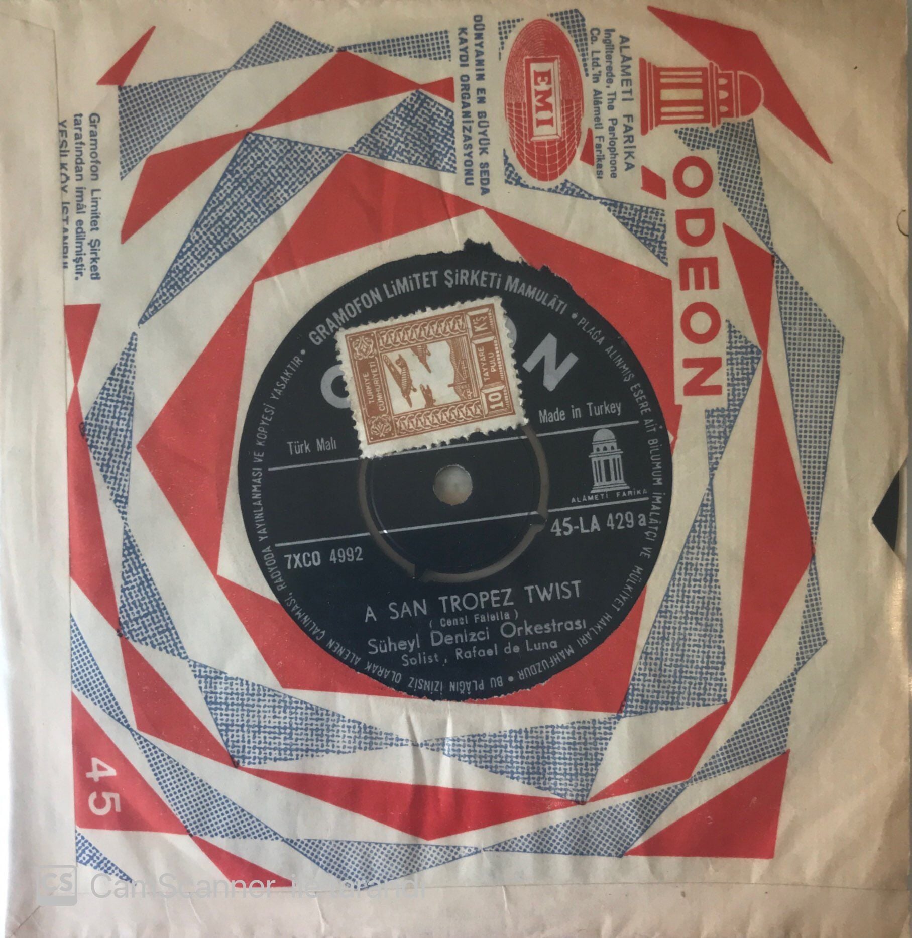 Süheyl Denizci Orkestrası A San Tropez Twıst 45lik