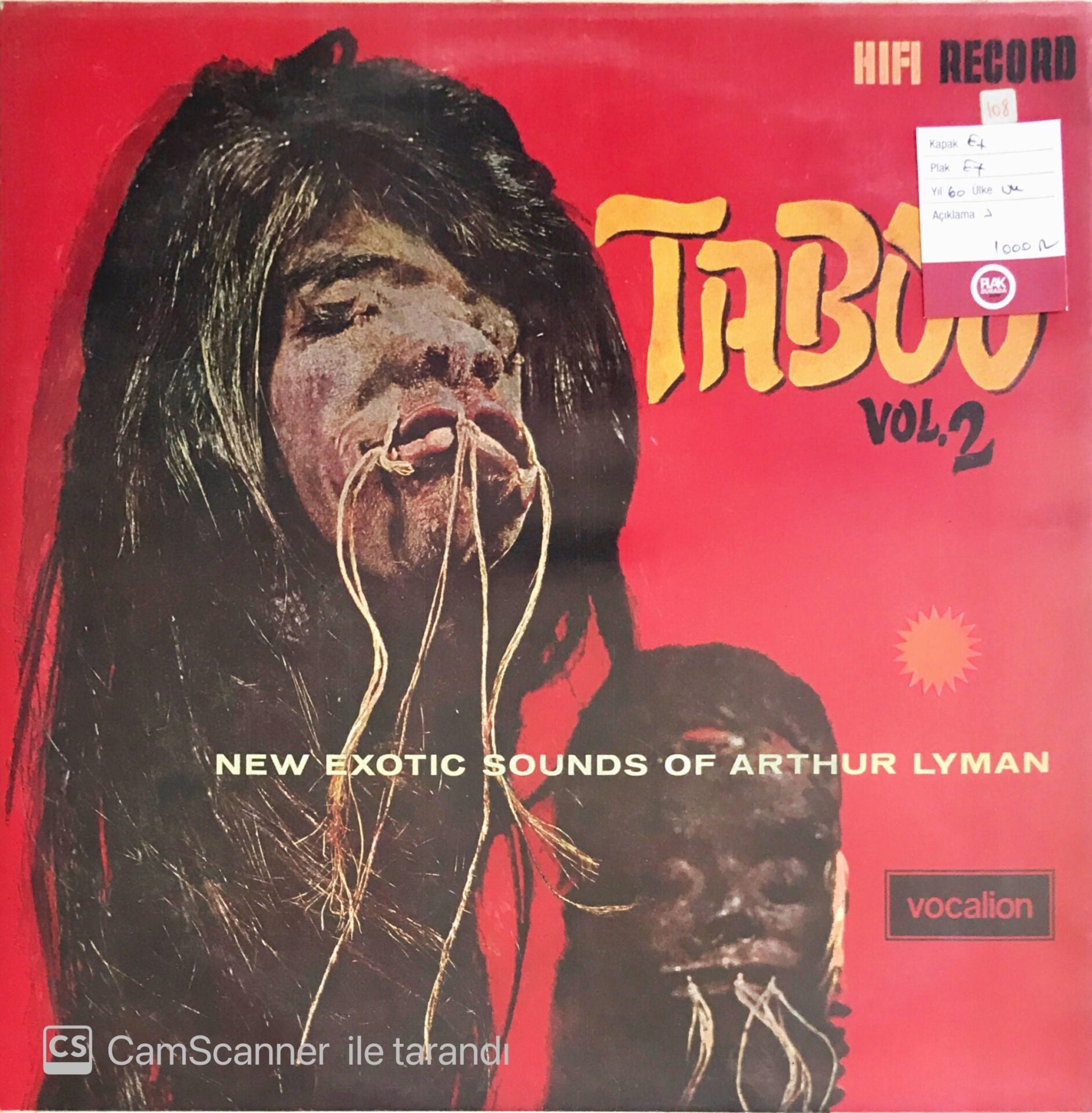 Taboo Vol. 2 - New Exotic Sounds Of Arthur Lyman - LP