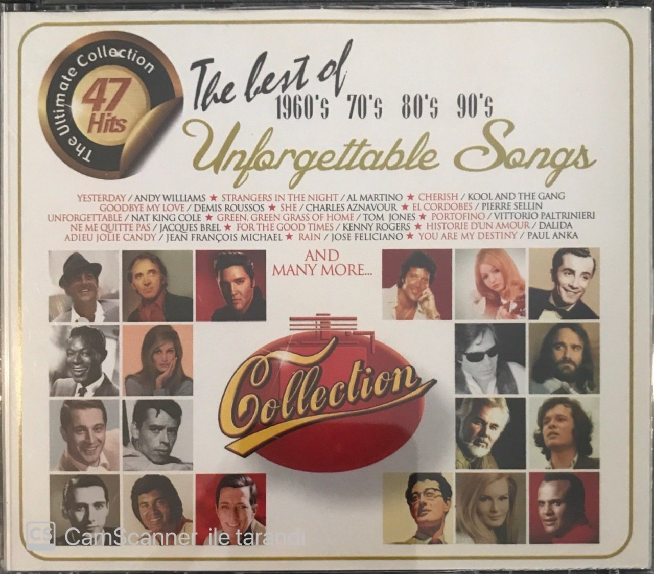 The Best Of 1960's 70's 80's 90's Unforgettable Songs 2'li CD