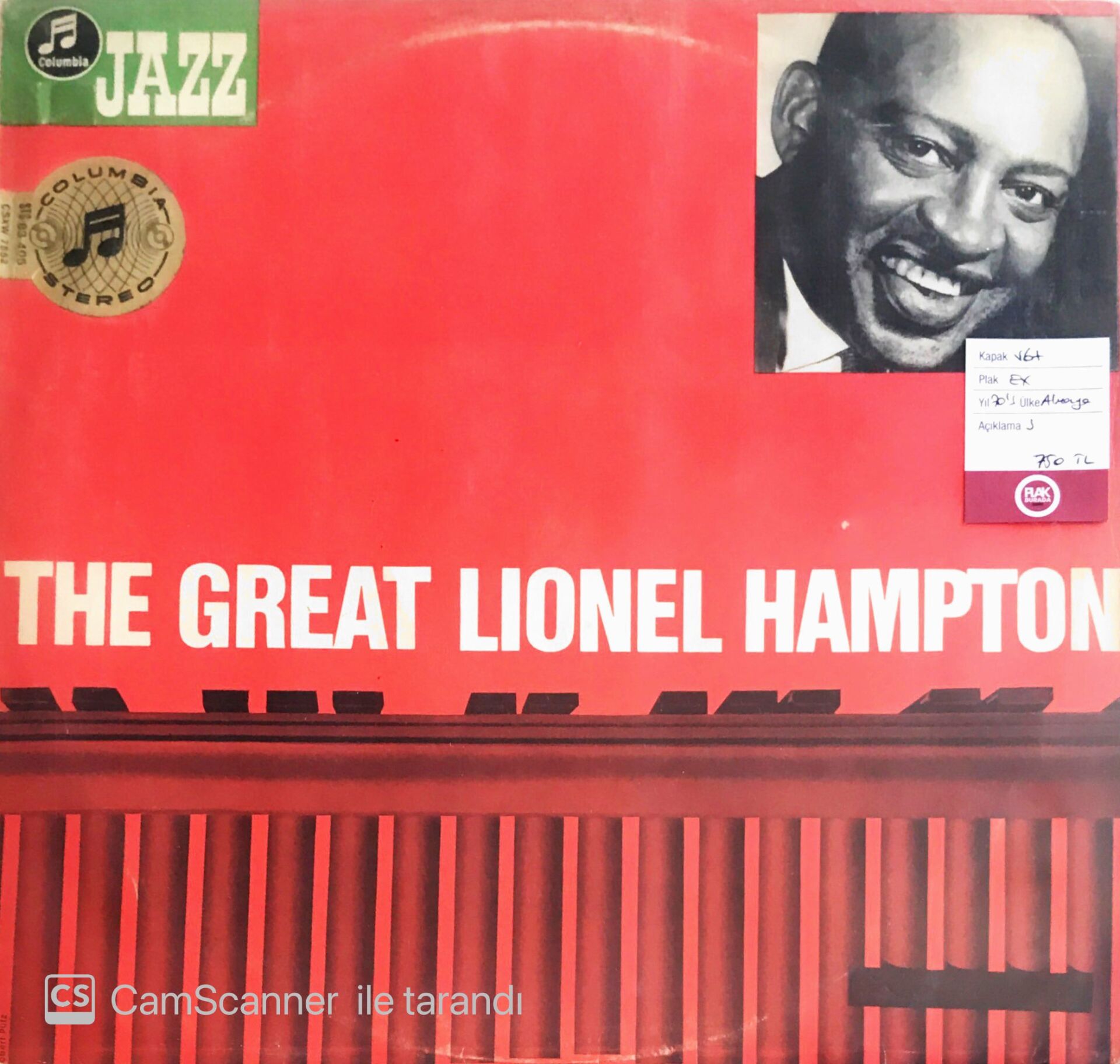 The Great Lionel Hampton - LP