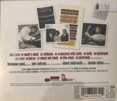 Thelonious Monk Quartet With John Coltrane At Carneige Hall CD