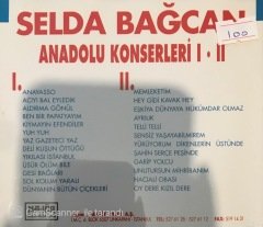 Selda Bağcan Anadolu Konserleri 1-2 KASET