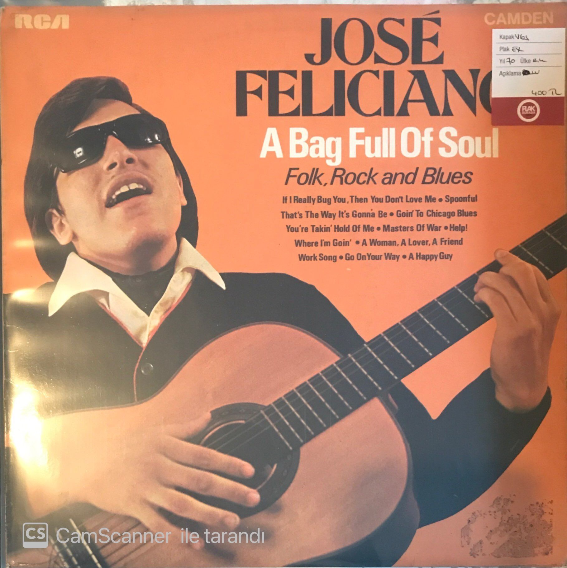 Jose Feliciano - A Bag Full Of Soul LP