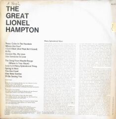 The Great Lionel Hampton - LP