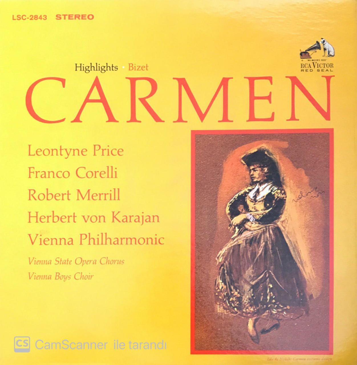 Bizet Highlights From Carmen LP