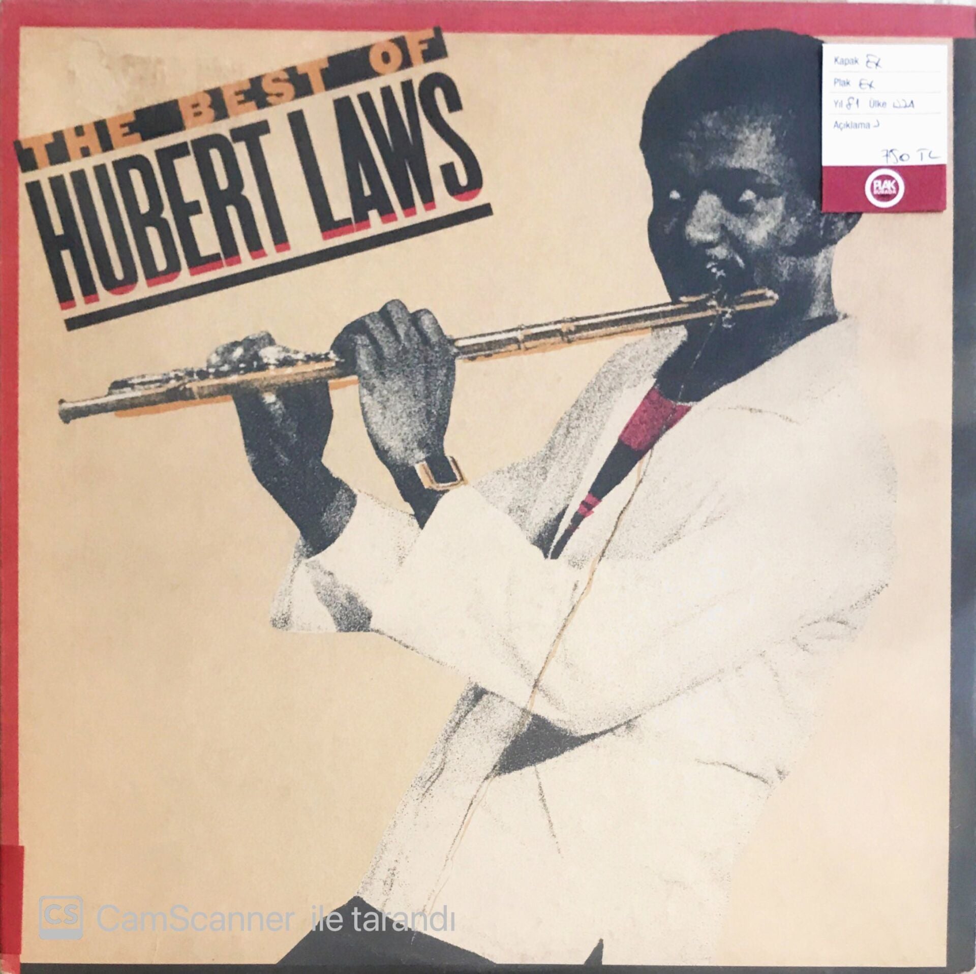 The Best Of Hubert Laws - LP