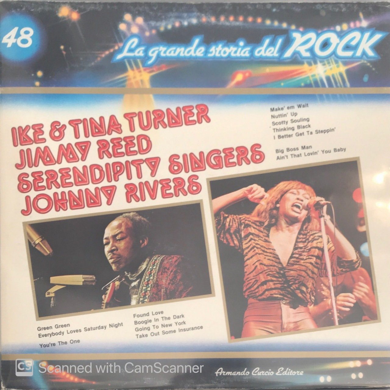 La Grande Storia Del Rock Jimmy Reed Serendipity Singers Johnny Rivers LP