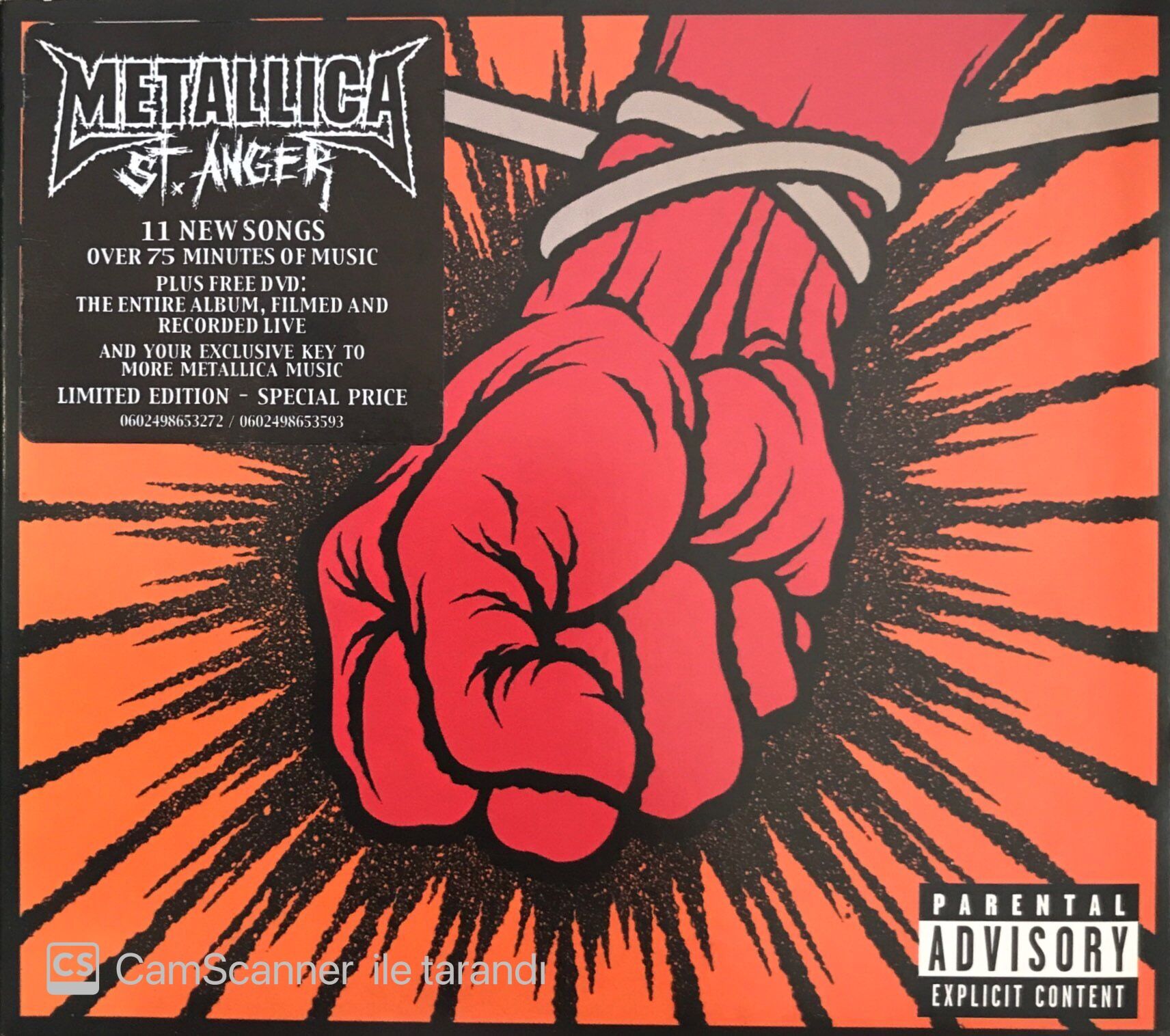 Metallica St. Anger CD