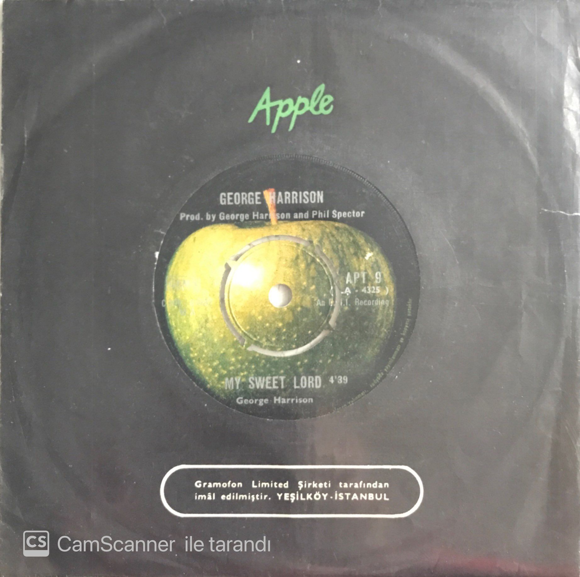 George Harrison / My Sweet Lord 45'lik