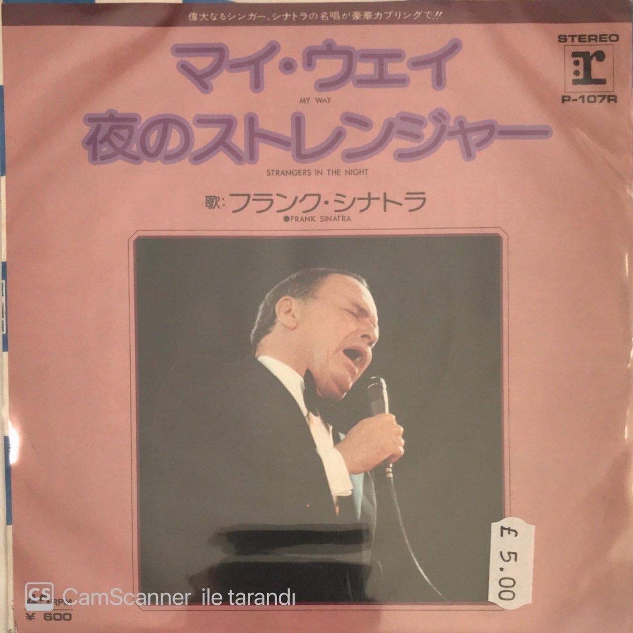 Frank Sinatra My Way Japon Baskı 45lik