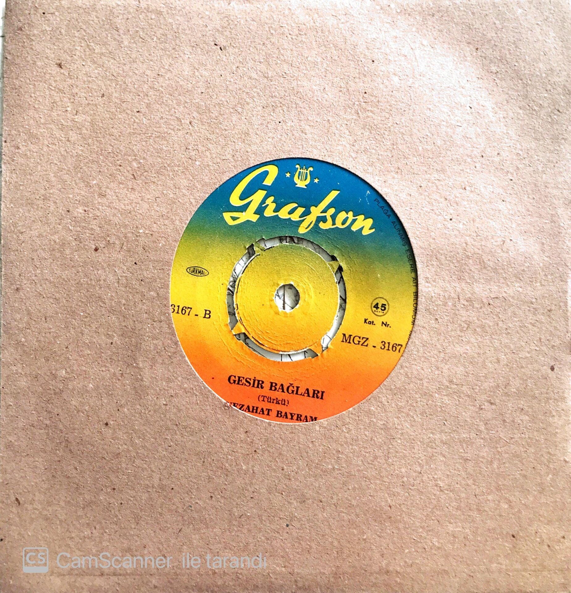 Nezahat Bayram - Yarin Siyah Saçlarını/Gesi Bağları - 45'lik