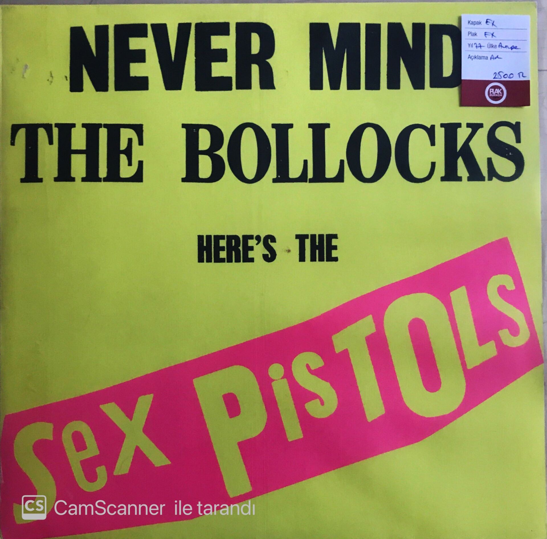 Never Mind The Bollocks Here's The Sex Pistols - LP