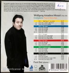 Fazıl Say - Mozart (Complete Piano Sonatas) - 6 CD