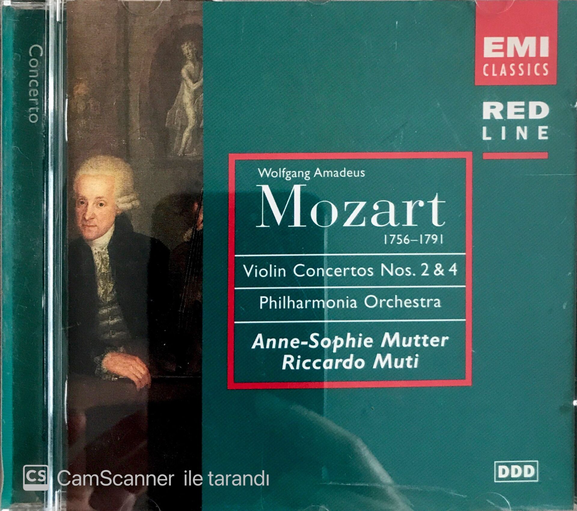 Mozart: Volin Concertos Nos. 2 & 4 CD