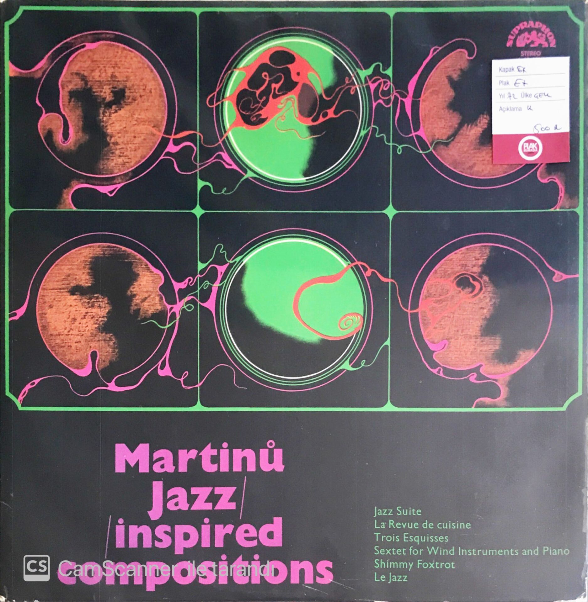 Martinu - Jazz Inspired Compositions - LP