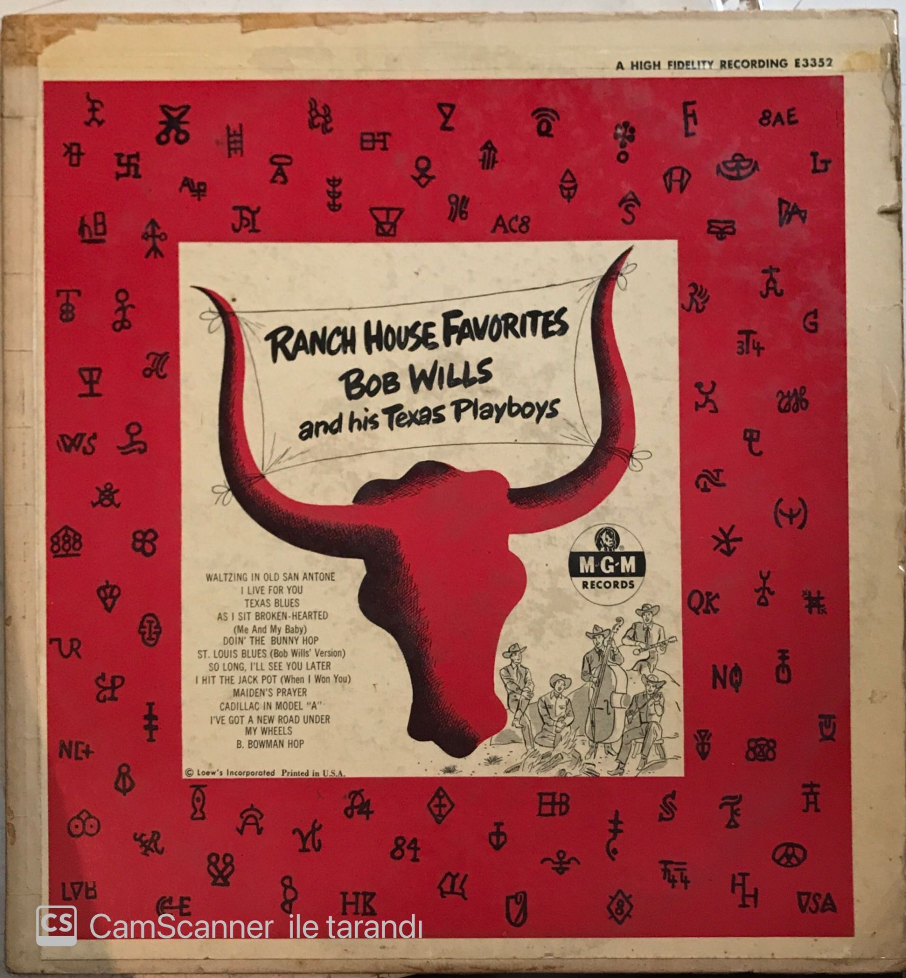 Bob Wills And His Texas Playboys - Ranch House Favorites LP