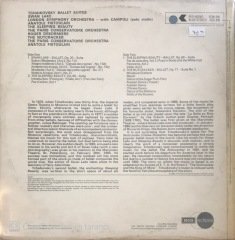 Tchaikowsky Ballet Suites Swan Lake LP