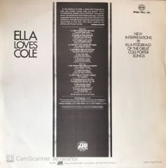 Ella Fitzgerald  Ella Loves Cole LP