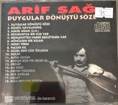 Arif Sağ Duygular Dönüştü Söze CD