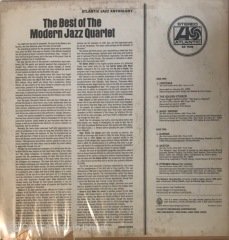 The Best Of The Modern Jazz Quartet LP