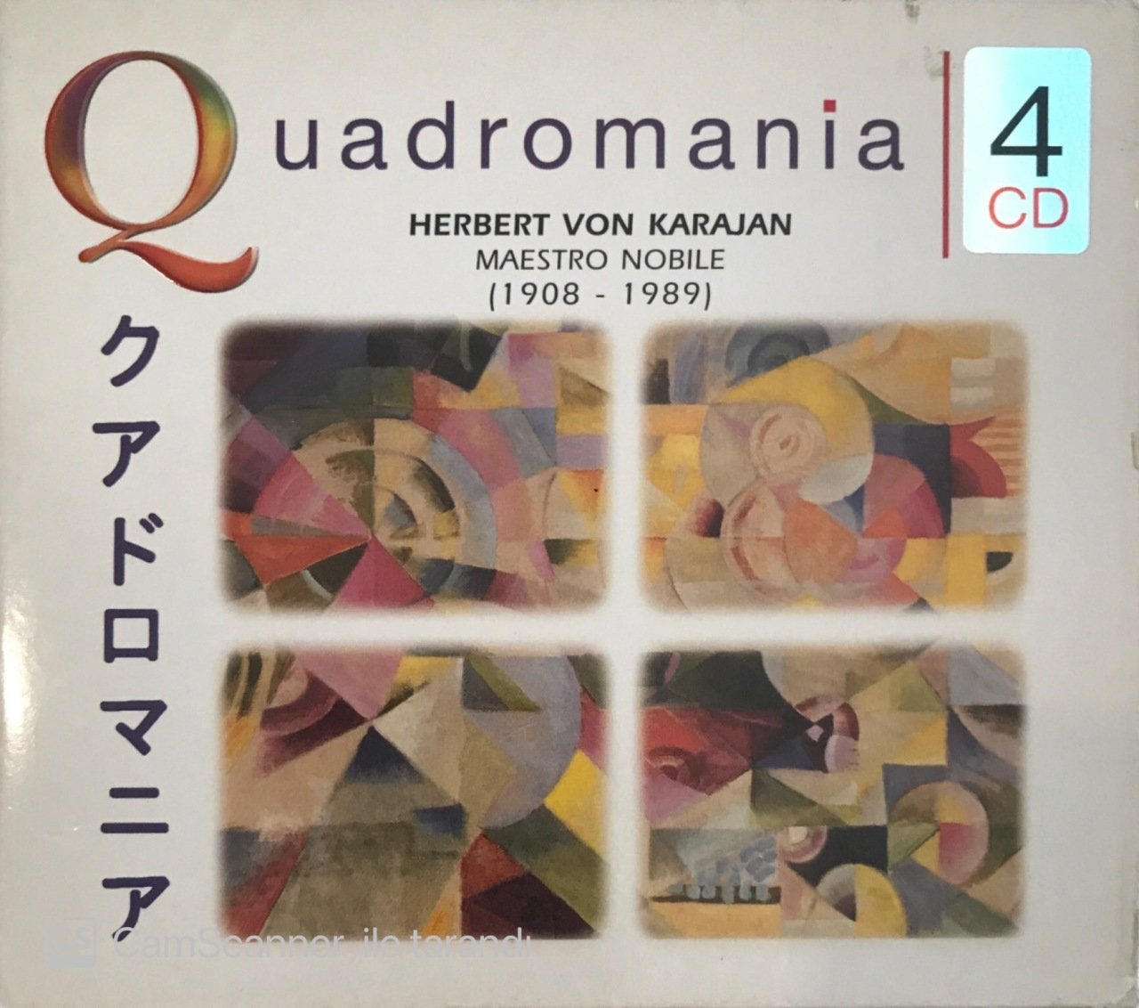 Herbert Von Karajan Quadromania 4'lü CD