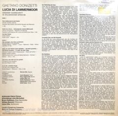 Gaetano Donizetti / Lucia Di Lammermoor LP
