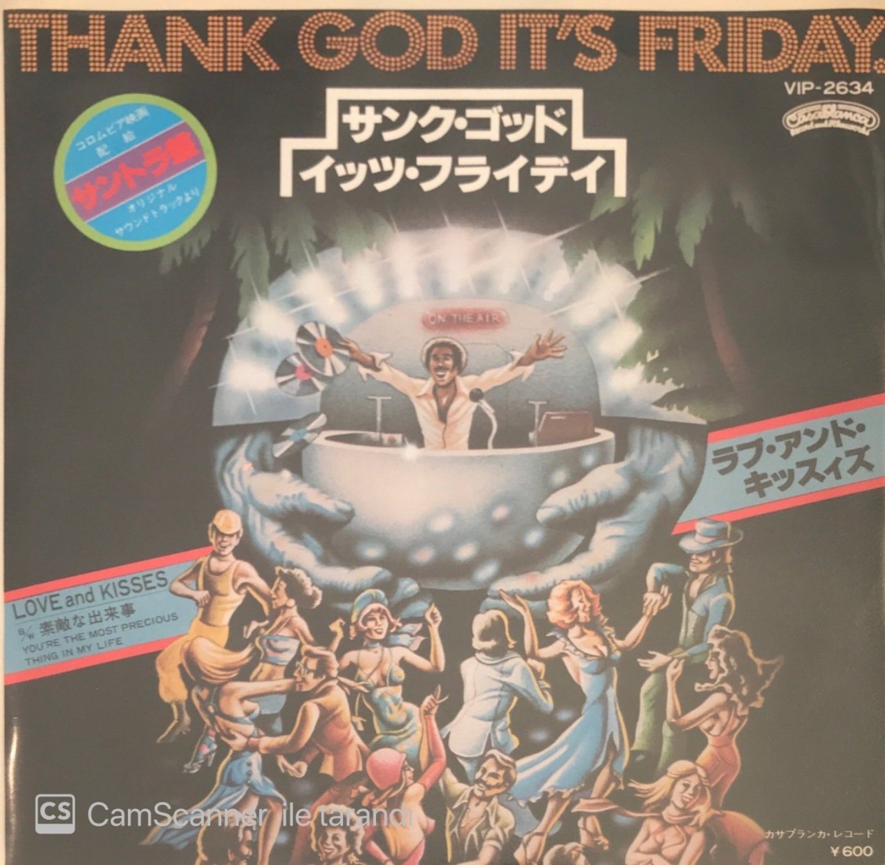 Love And Kisses Thank God It's Friday Japon Baskı 45lik