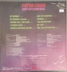Peter Criss Out Of Control LP