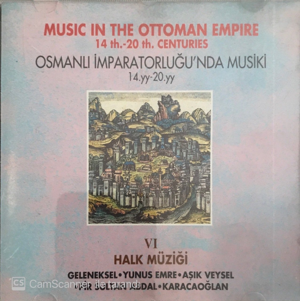 Osmanlı İmparatorluğunda Musiki 14. yy-20.yy CD