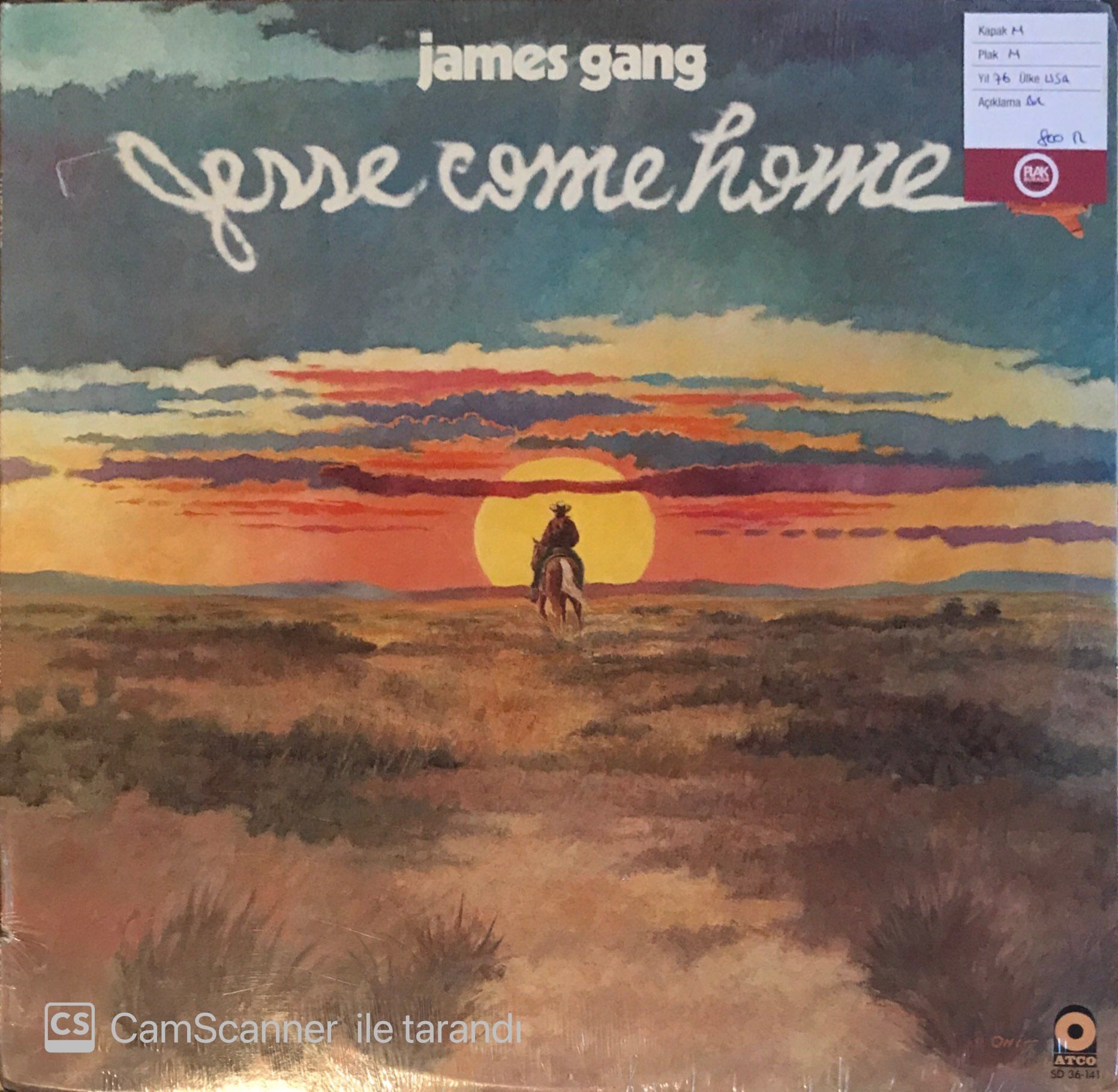 James Gang - Jesse Come Home LP