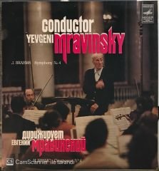 Conductor Yevgeni Mravinsky - J.Brahms Symphony No.4 LP