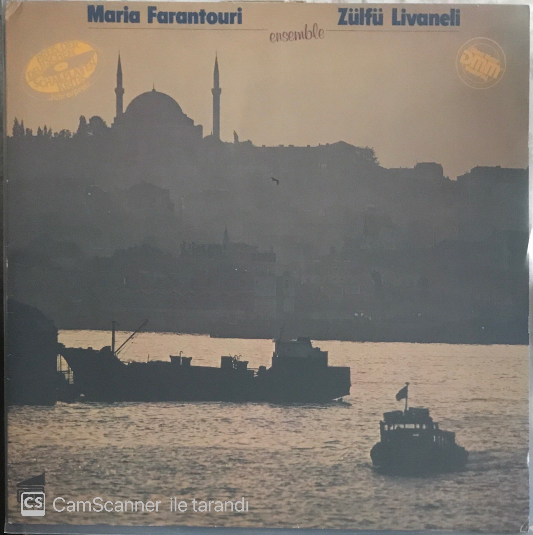 Maria Farantouri & Zülfü Livaneli Ensemble LP