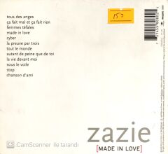 Zazie / Made In Love CD