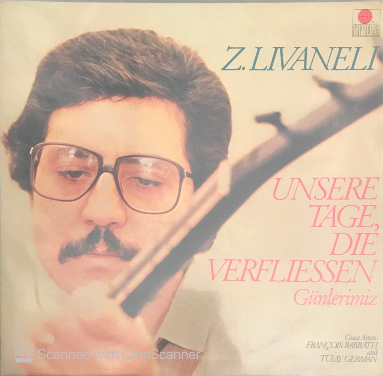 Ömer Zülfü Livaneli Unsere Tage Die Verfliessen Günlerimiz LP
