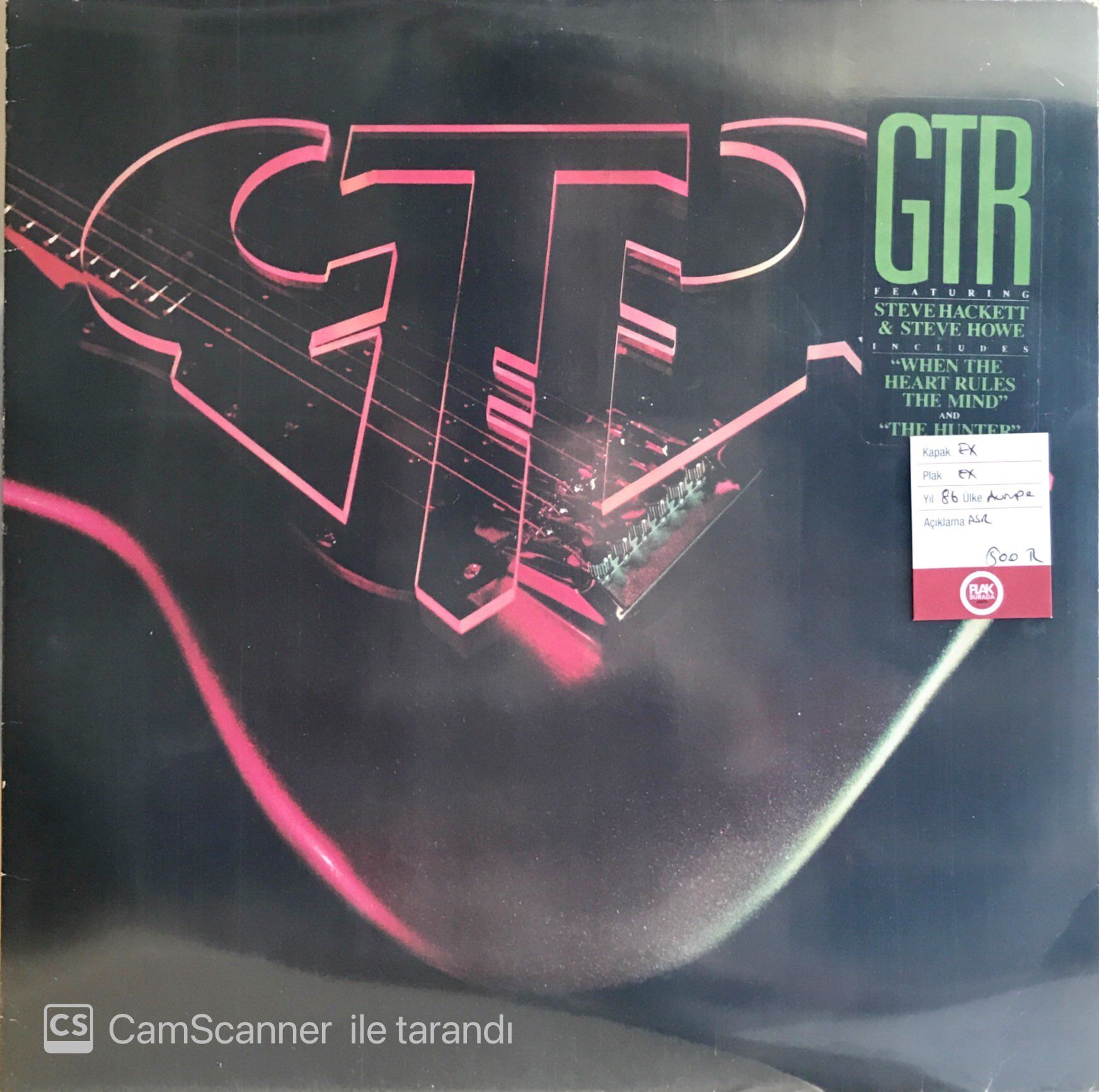 GTR / When The Heart Rules The Mind LP